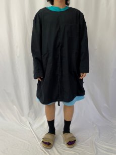 画像2: 【SALE】 ロシア軍 サージカルガウン 後染めBLACK (2)