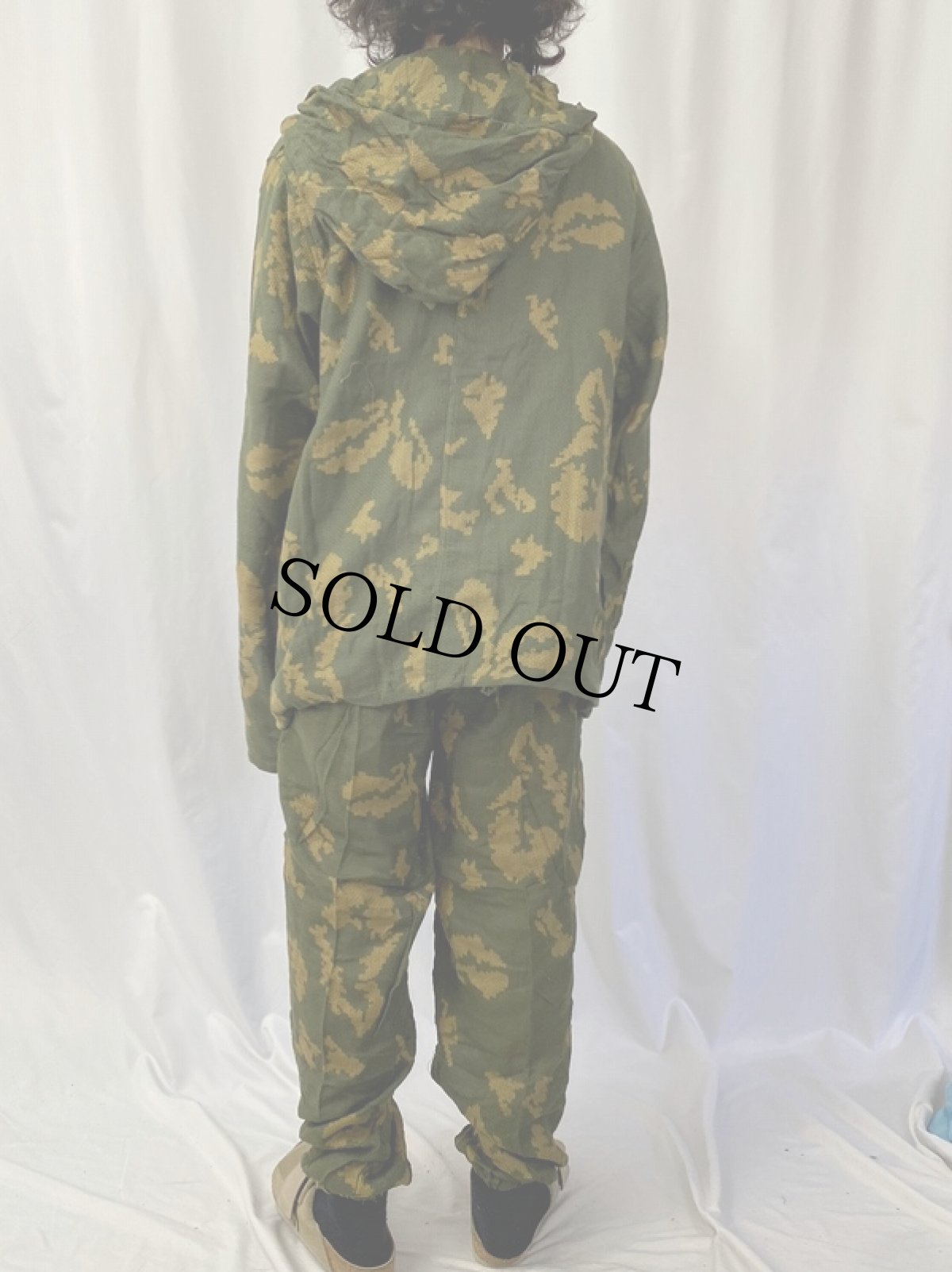 画像4: 80's ロシア・ソビエト軍 ベリョーズカパターン KZSオーバーパーカー/パンツ SETUP DEADSTOCK SIZE2 (4)