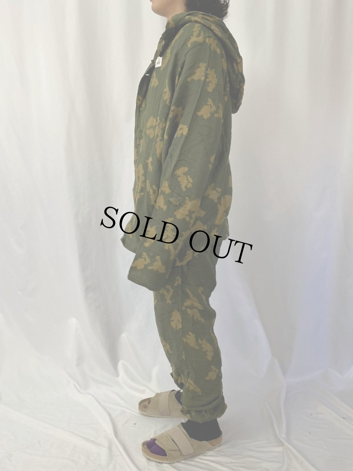 画像3: 80's ロシア・ソビエト軍 ベリョーズカパターン KZSオーバーパーカー/パンツ SETUP DEADSTOCK SIZE2 (3)