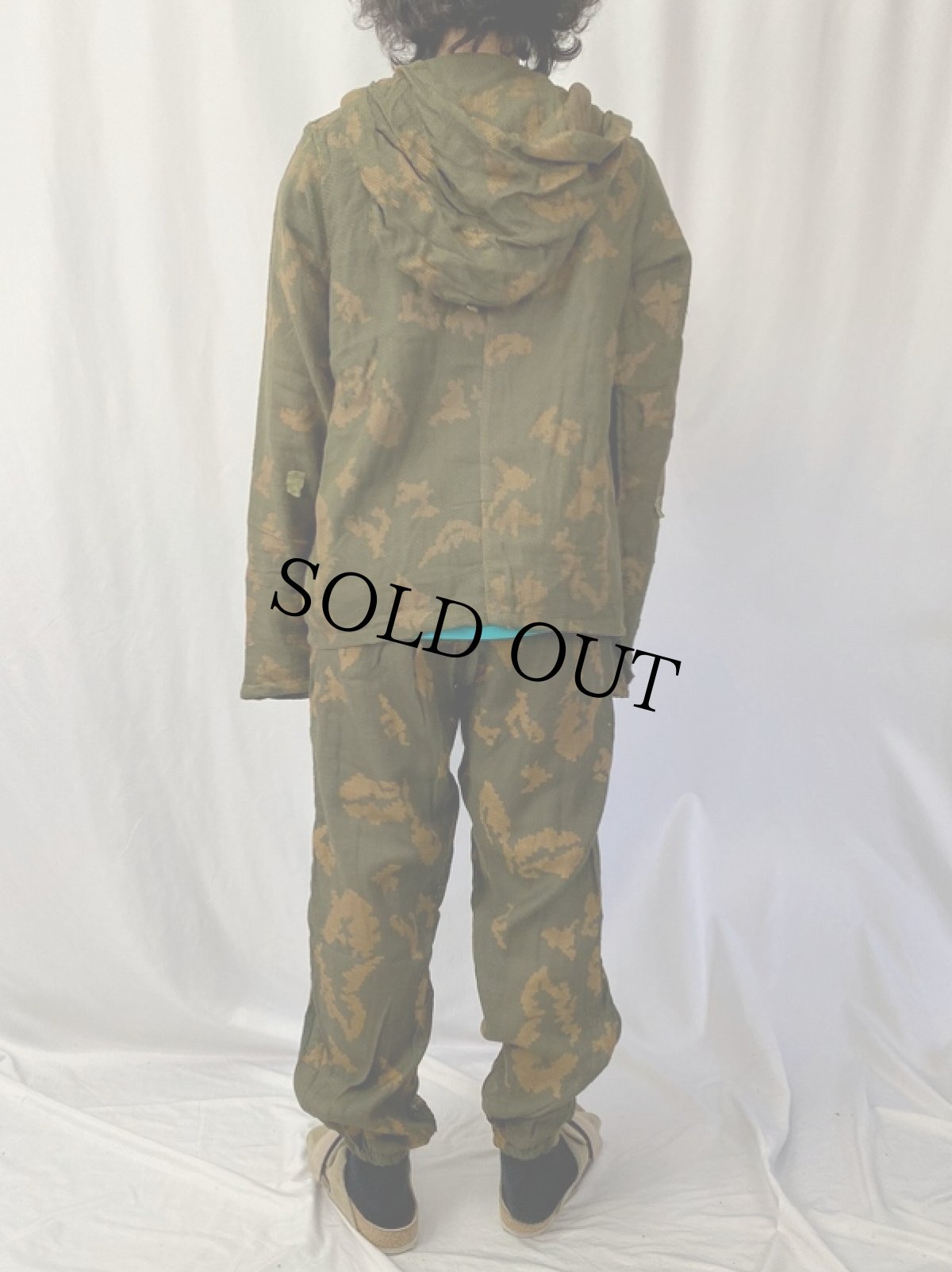 画像4: 80's ロシア・ソビエト軍 ベリョーズカパターン KZSオーバーパーカー/パンツ SETUP DEADSTOCK SIZE1 (4)