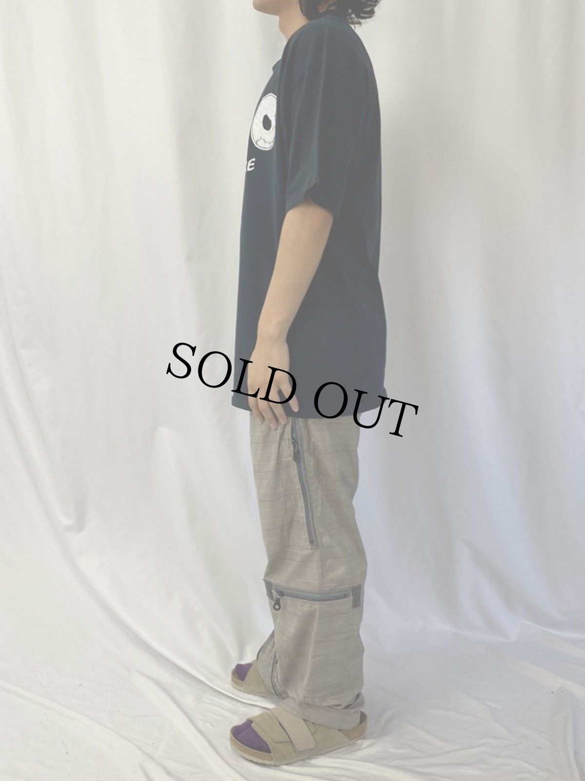 画像3: The Nightmare Before Christmas "Jack Skellington" キャラクタープリントTシャツ XL (3)