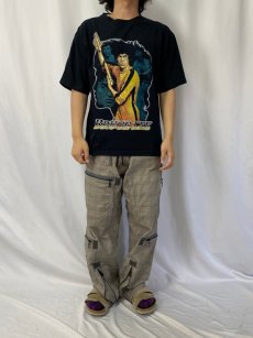 画像2: Bruce Lee ハリウッド俳優プリントＴシャツ XL (2)