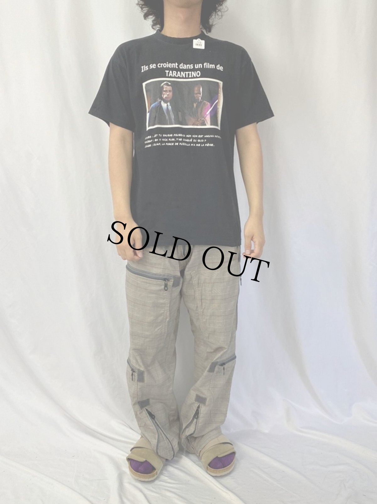 画像2: PULP FICTION × STAR WARS 映画フォトプリントTシャツ M (2)