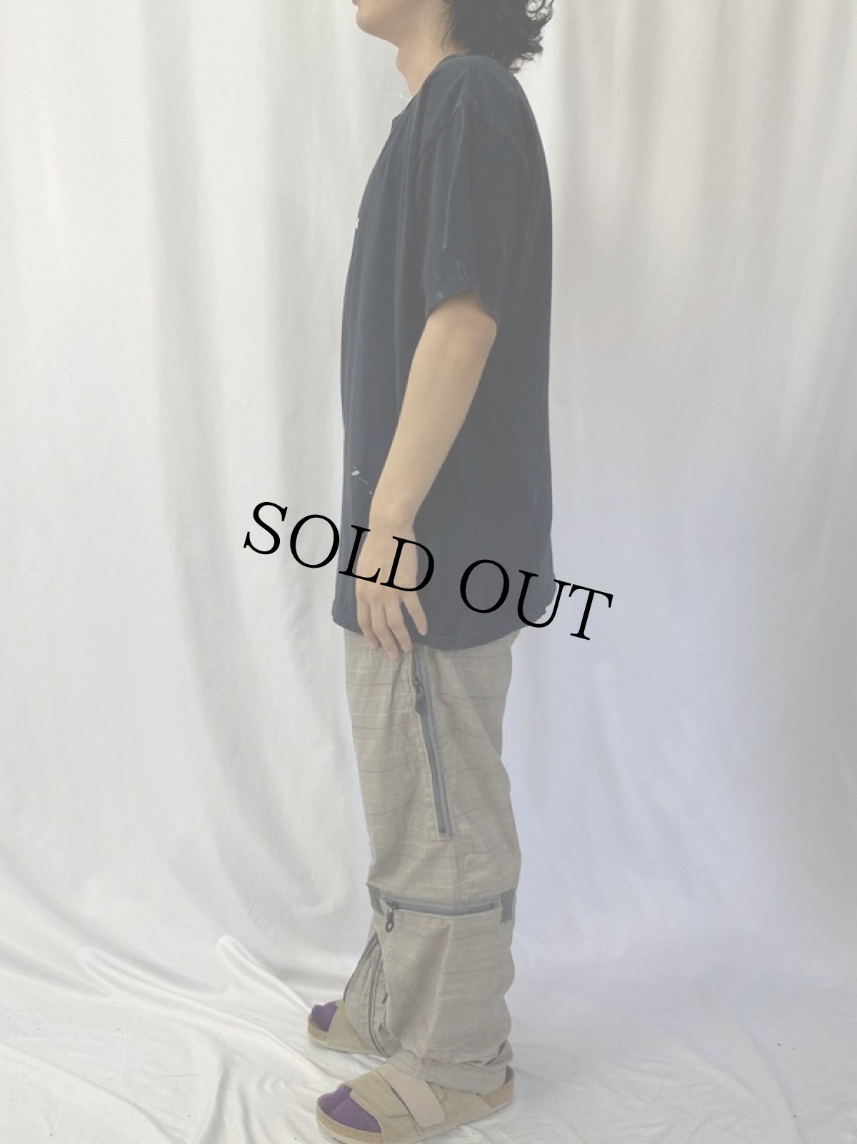 画像4: dyson "The first vacuum cleaner..." 家電メーカー ロゴプリントTシャツ XL (4)