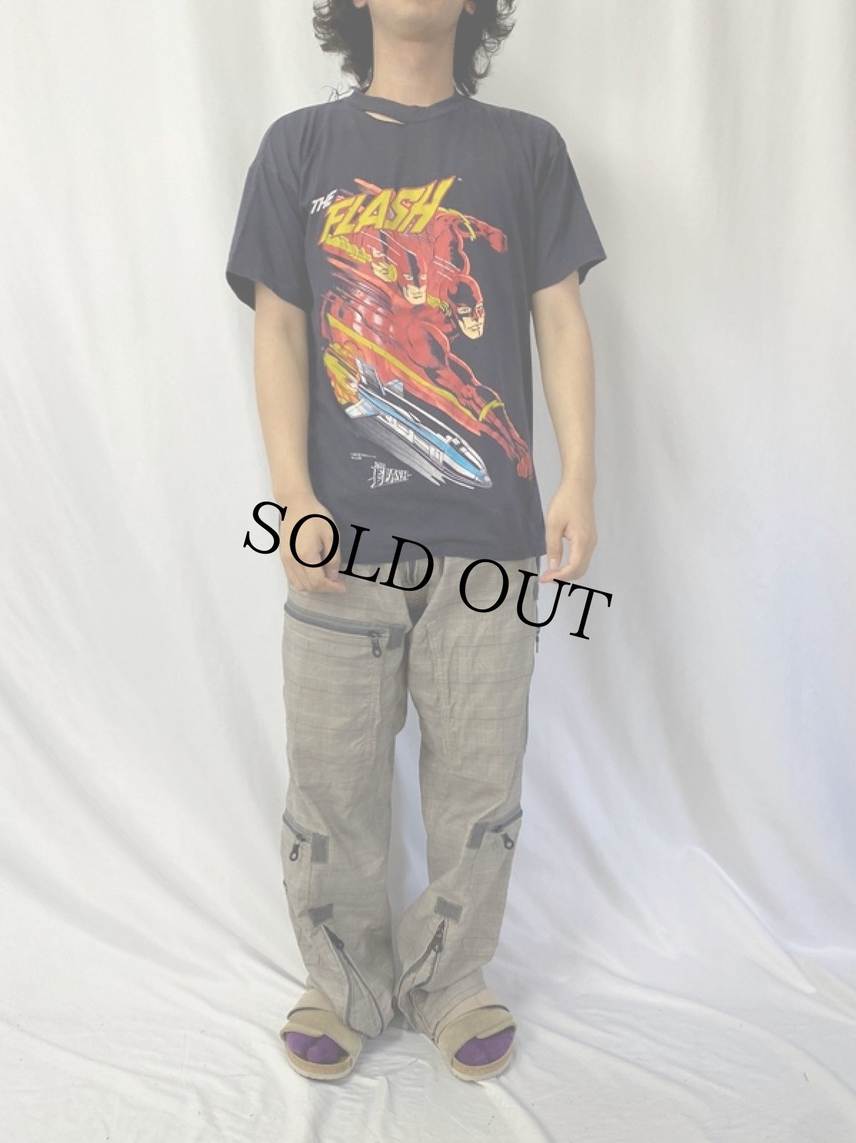 画像2: 90's DC COMICS USA製 "The Flash" キャラクタープリントTシャツ L (2)