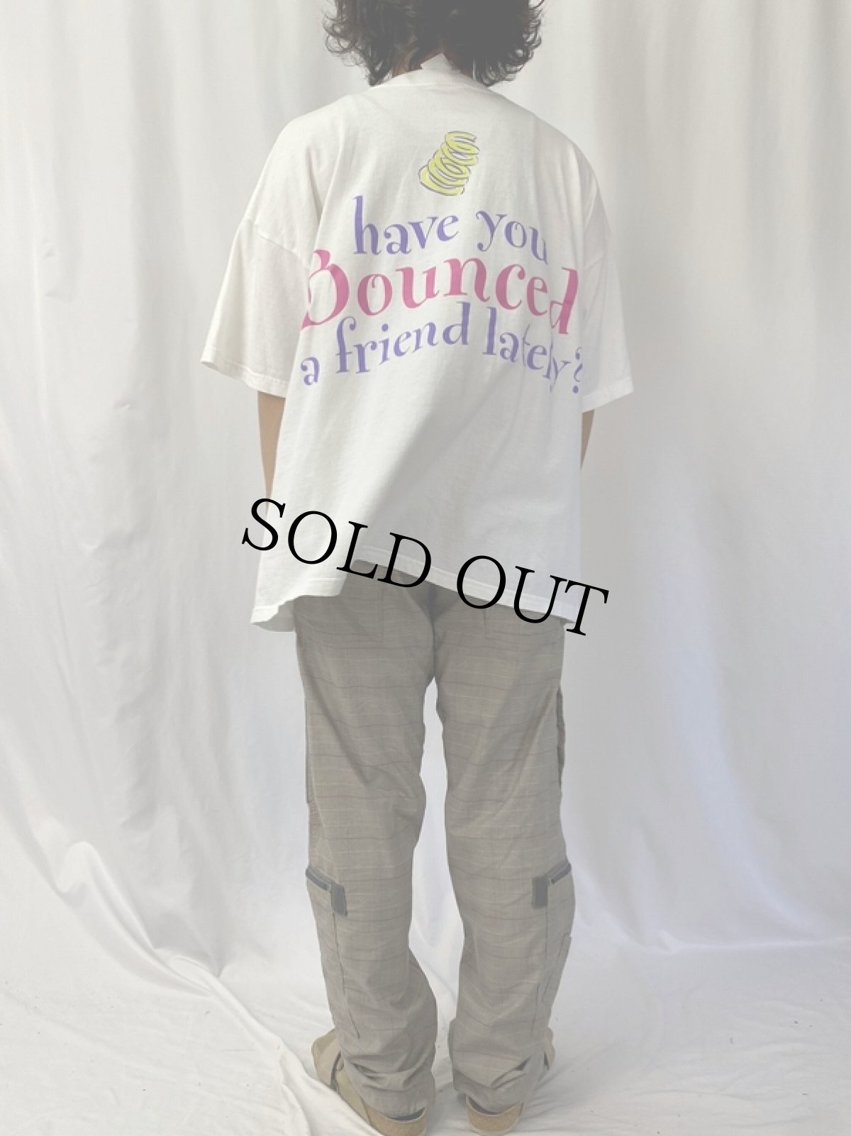 画像4: 90's〜 Disney くまのプーさん "have you Bounced a friend lately?" キャラクタープリントTシャツ (4)