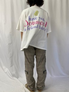 画像4: 90's〜 Disney くまのプーさん "have you Bounced a friend lately?" キャラクタープリントTシャツ (4)