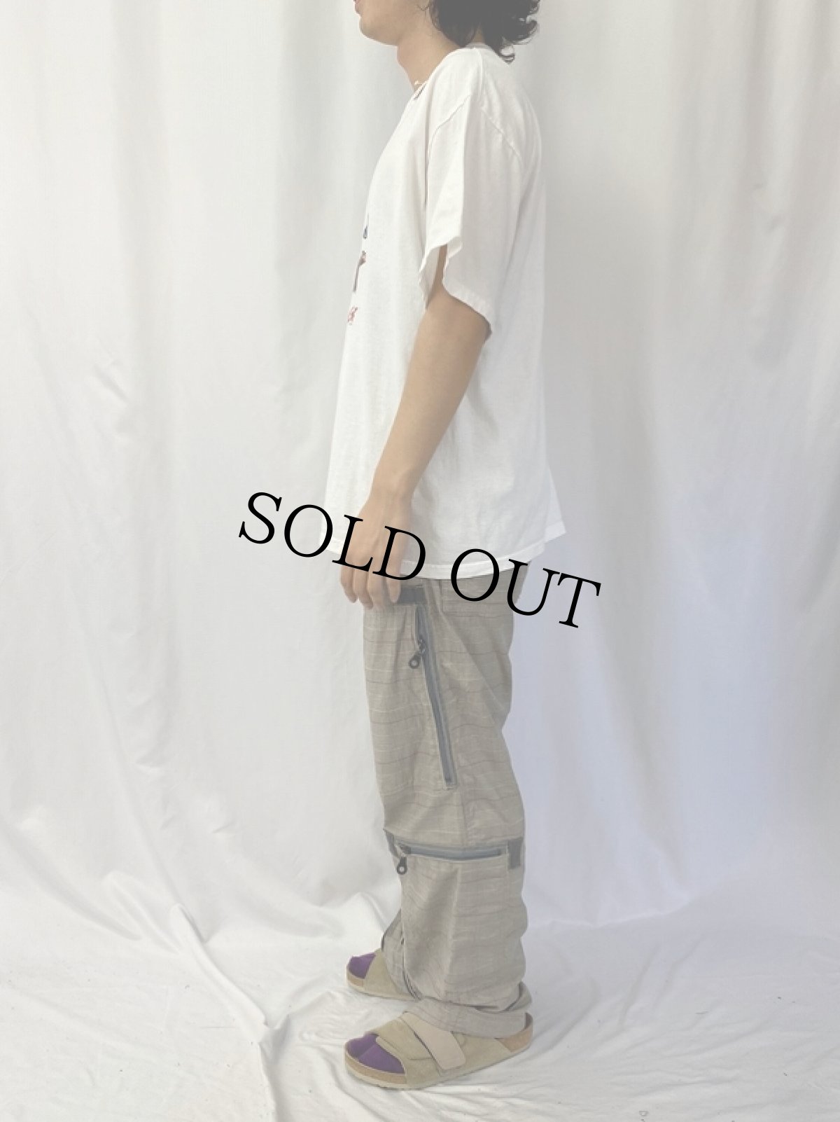 画像3: 90's Curious George キャラクタープリントTシャツ XL (3)