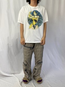 画像2: 90's DC COMICS USA製 "Wonder Woman" キャラクタープリントTシャツ L (2)