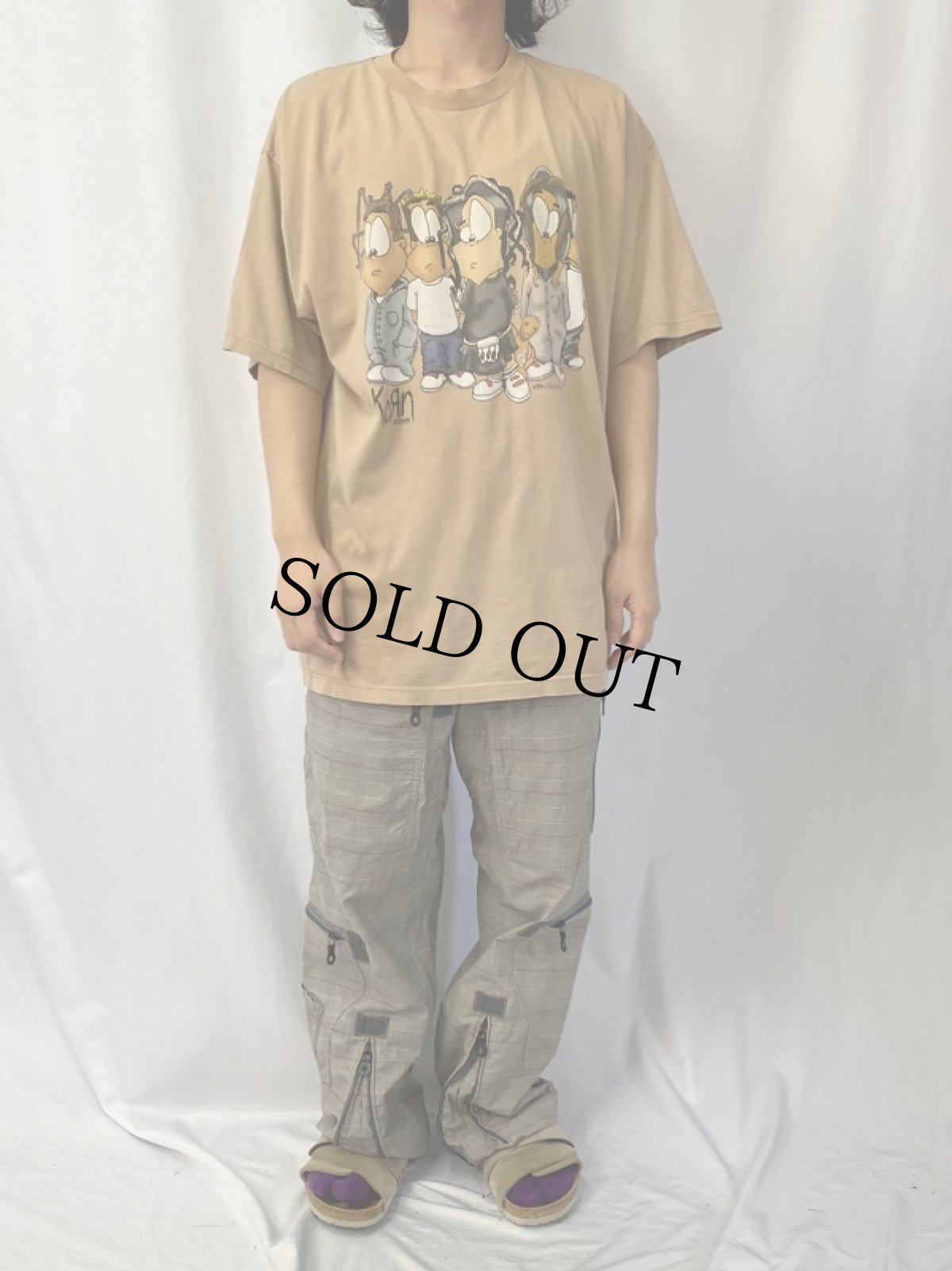 画像2: 2000's Korn メタルバンドTシャツ XL (2)