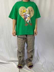 画像2: ブート GUCCI × Looney Tunes キャラクタープリントTシャツ XL (2)