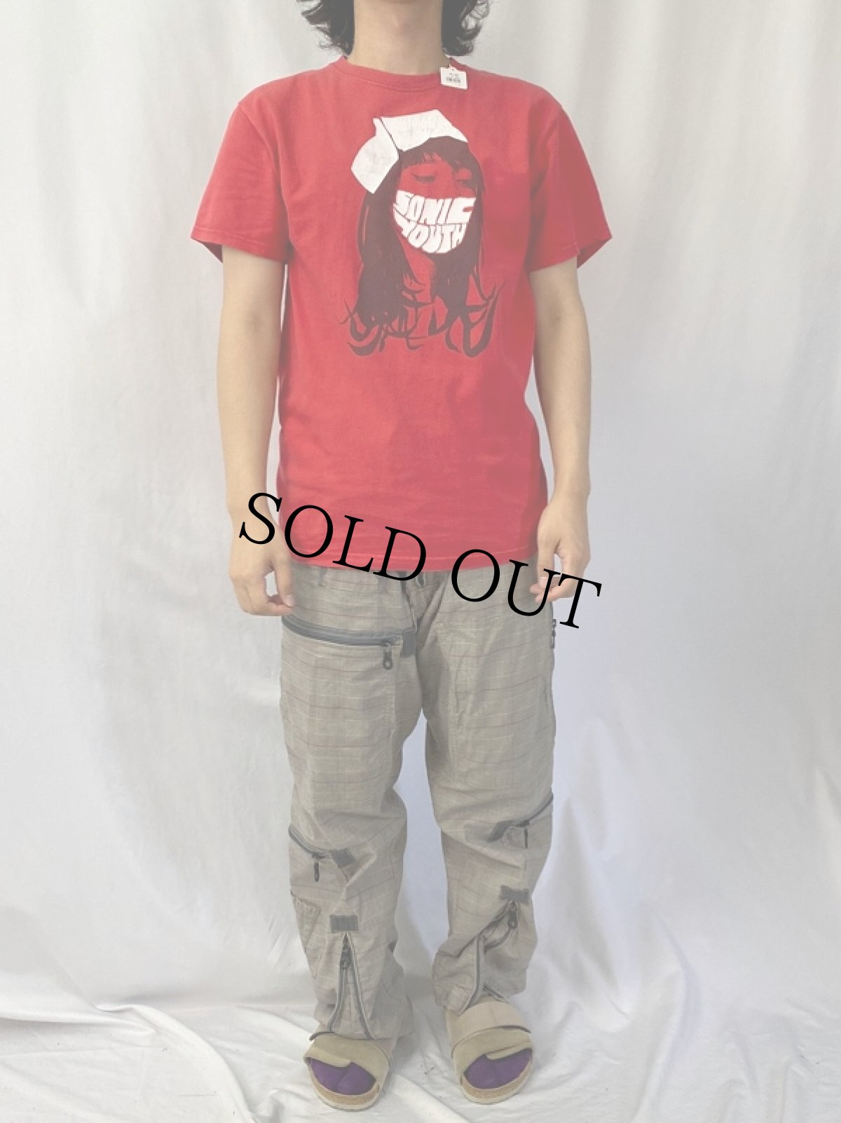 画像2: SONIC YOUTH "Nurse" オルタナティヴ・ロックバンドTシャツ M (2)