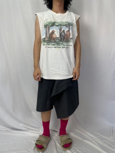 画像2: 90's THE FAR SIDE USA製 カットオフ シュールイラストTシャツ XL (2)