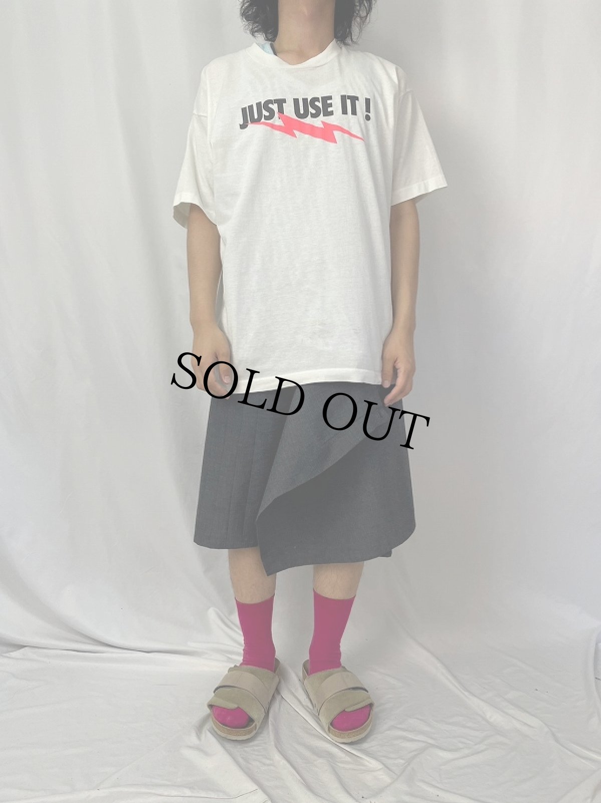 画像2: 【SALE】 90's Vermont American USA製 "JUST USE IT !" 電動工具メーカー プリントTシャツ XL (2)