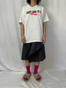 画像2: 90's Vermont American USA製 "JUST USE IT !" 電動工具メーカー プリントTシャツ XL (2)