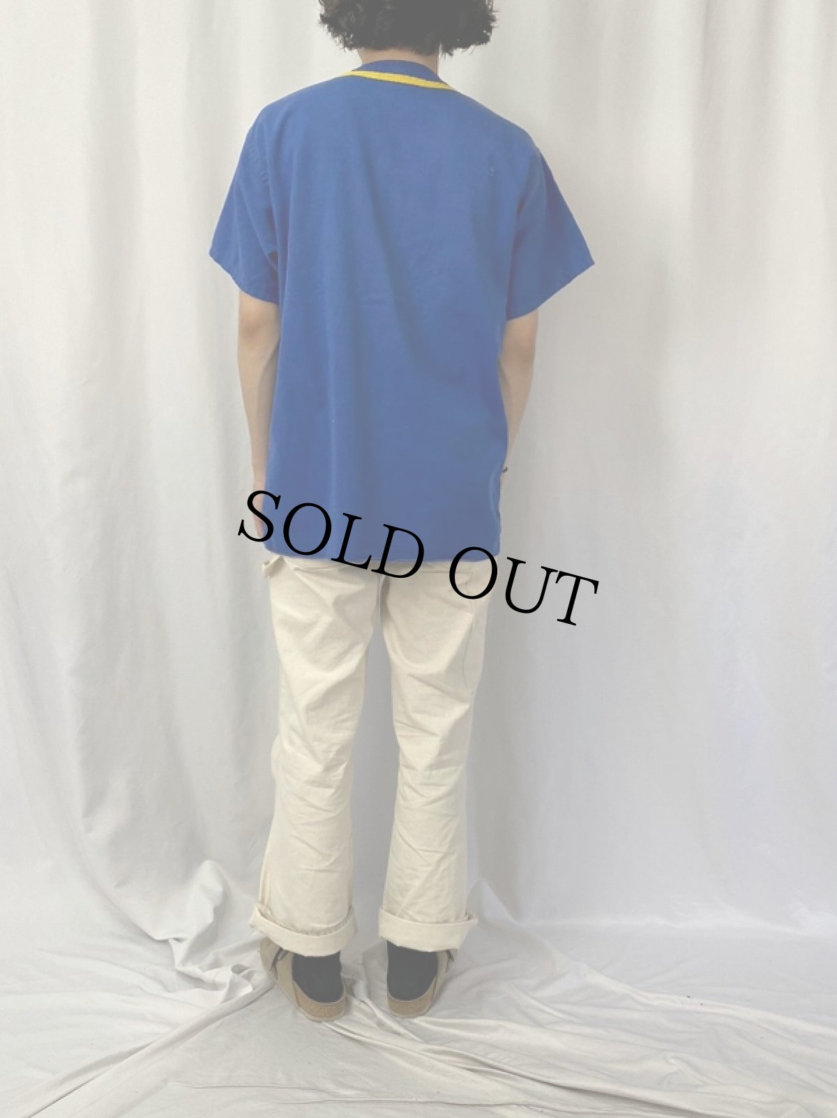 画像4: 〜80's "Legion" フルジップ ベースボールシャツ SIZE40 (4)