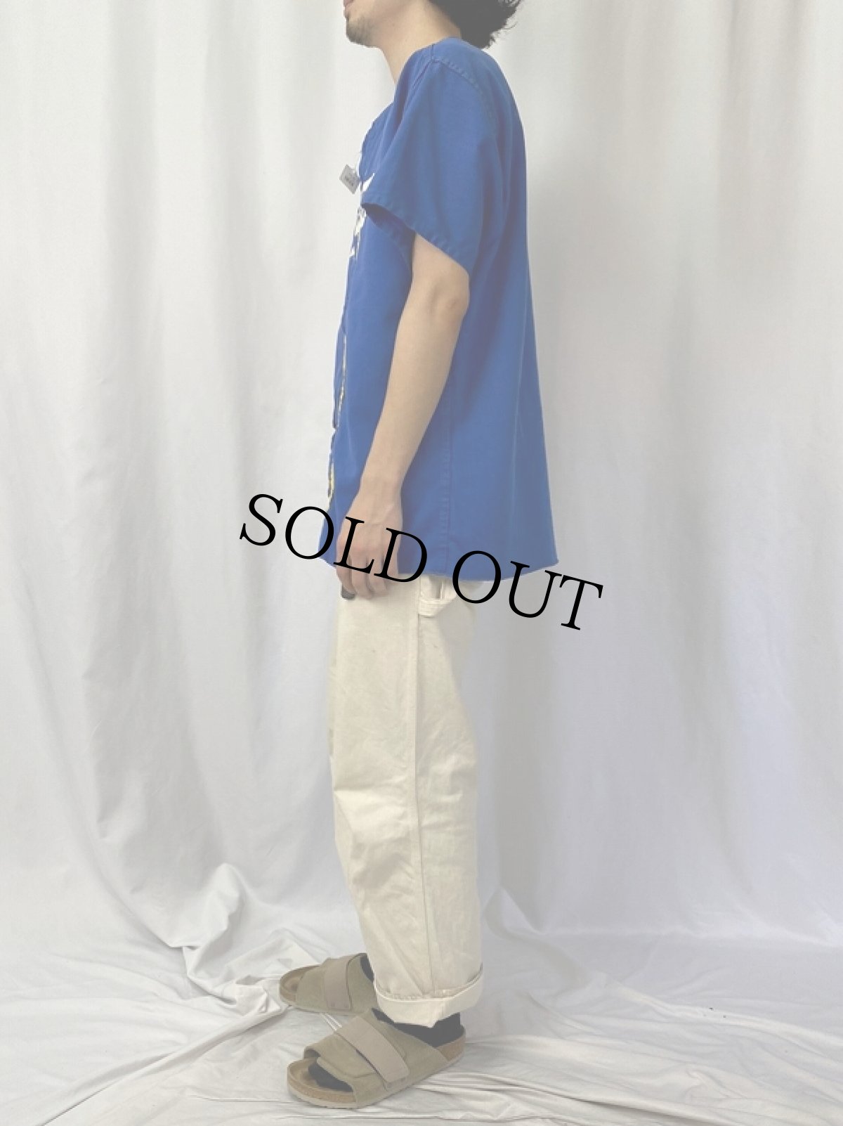 画像3: 〜80's "Legion" フルジップ ベースボールシャツ SIZE40 (3)