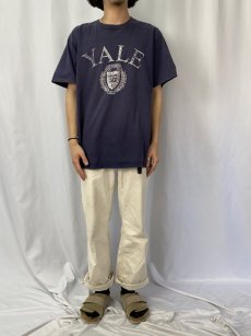 画像2: 90's USA製 "YALE" プリントTシャツ XL (2)