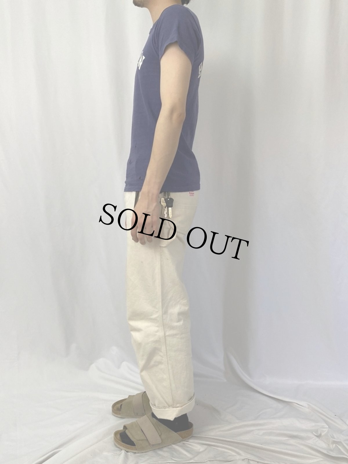 画像4: 50's Russell Southern USA製 "BOAT CREW" プリントTシャツ M (4)