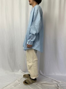 画像3: 【SALE】  POLO Ralph Lauren "POSTBOY" バンドカラーシャンブレーシャツ XXL (3)