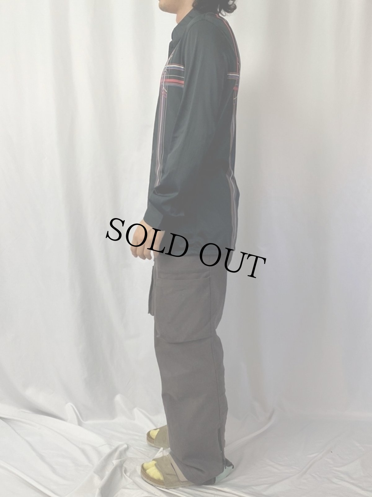 画像3: 70's Roland 総柄シャツ L (3)