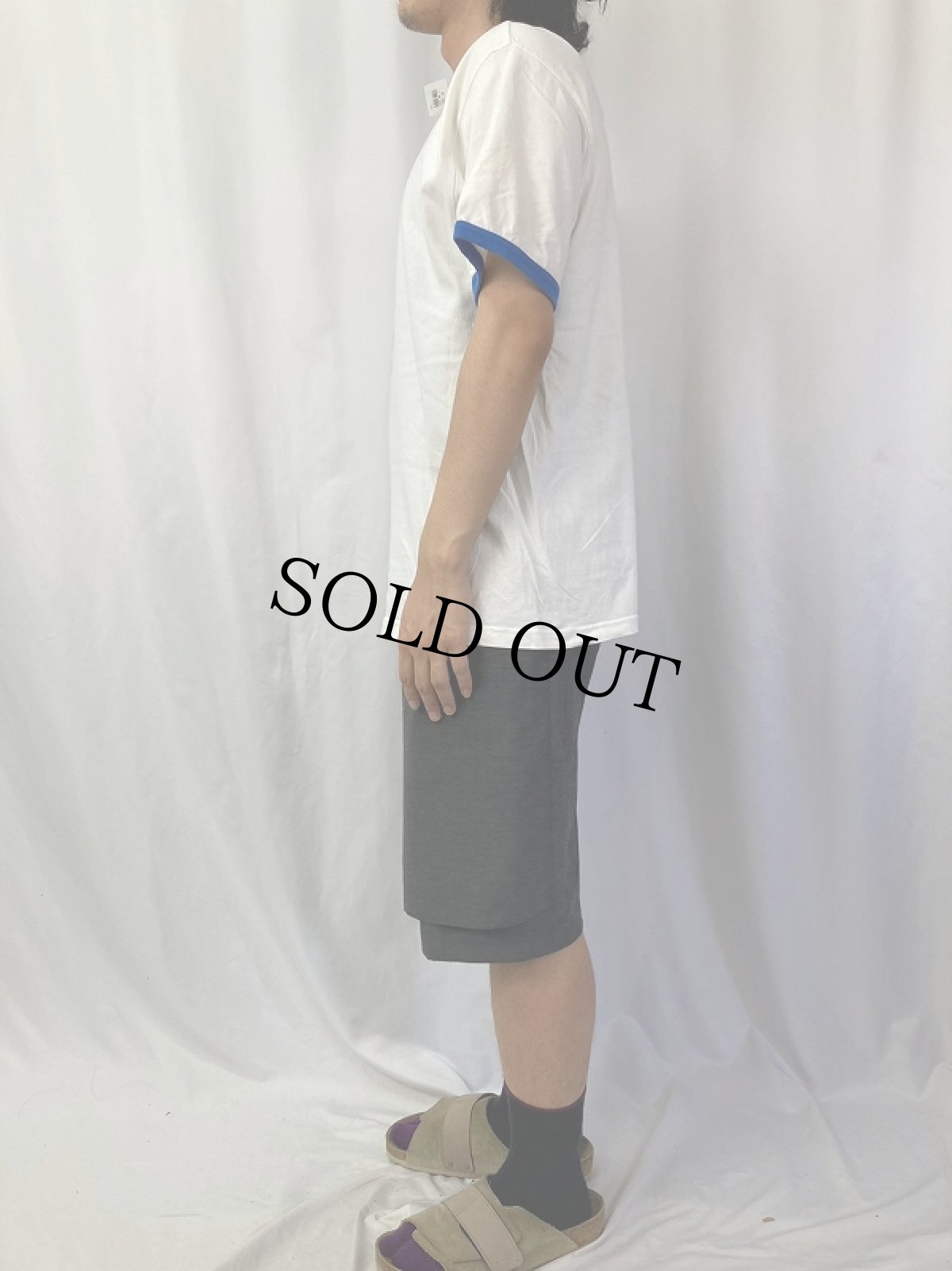 画像3: MICHAEL JACKSON "The Ultimate Collection" ミュージシャンリンガーTシャツ L (3)