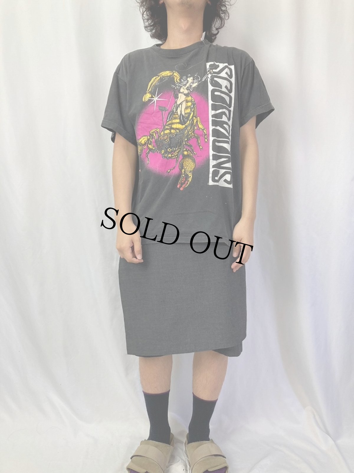 画像2: 80〜90's Scorpions ヘヴィメタルバンドTシャツ (2)