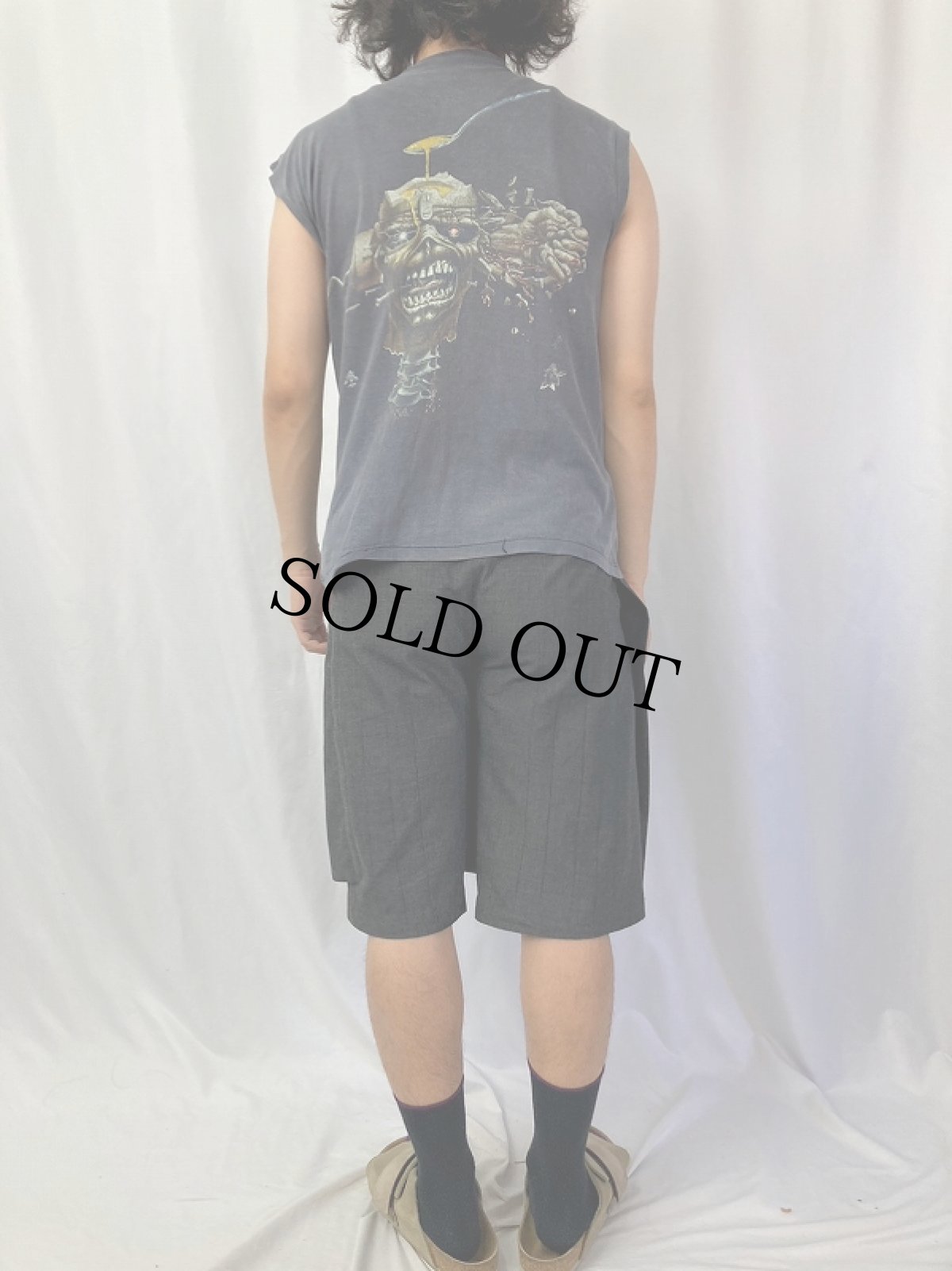 画像4: IRON MAIDEN "Can I Play With Madness" ヘヴィメタルバンドタンクトップ M (4)