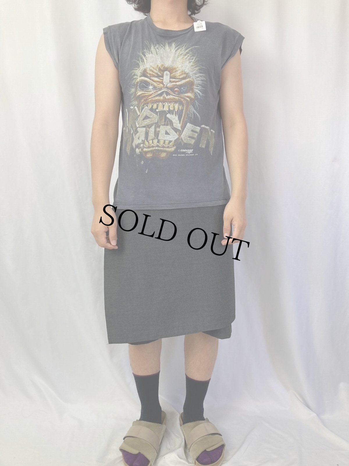 画像2: IRON MAIDEN "Can I Play With Madness" ヘヴィメタルバンドタンクトップ M (2)