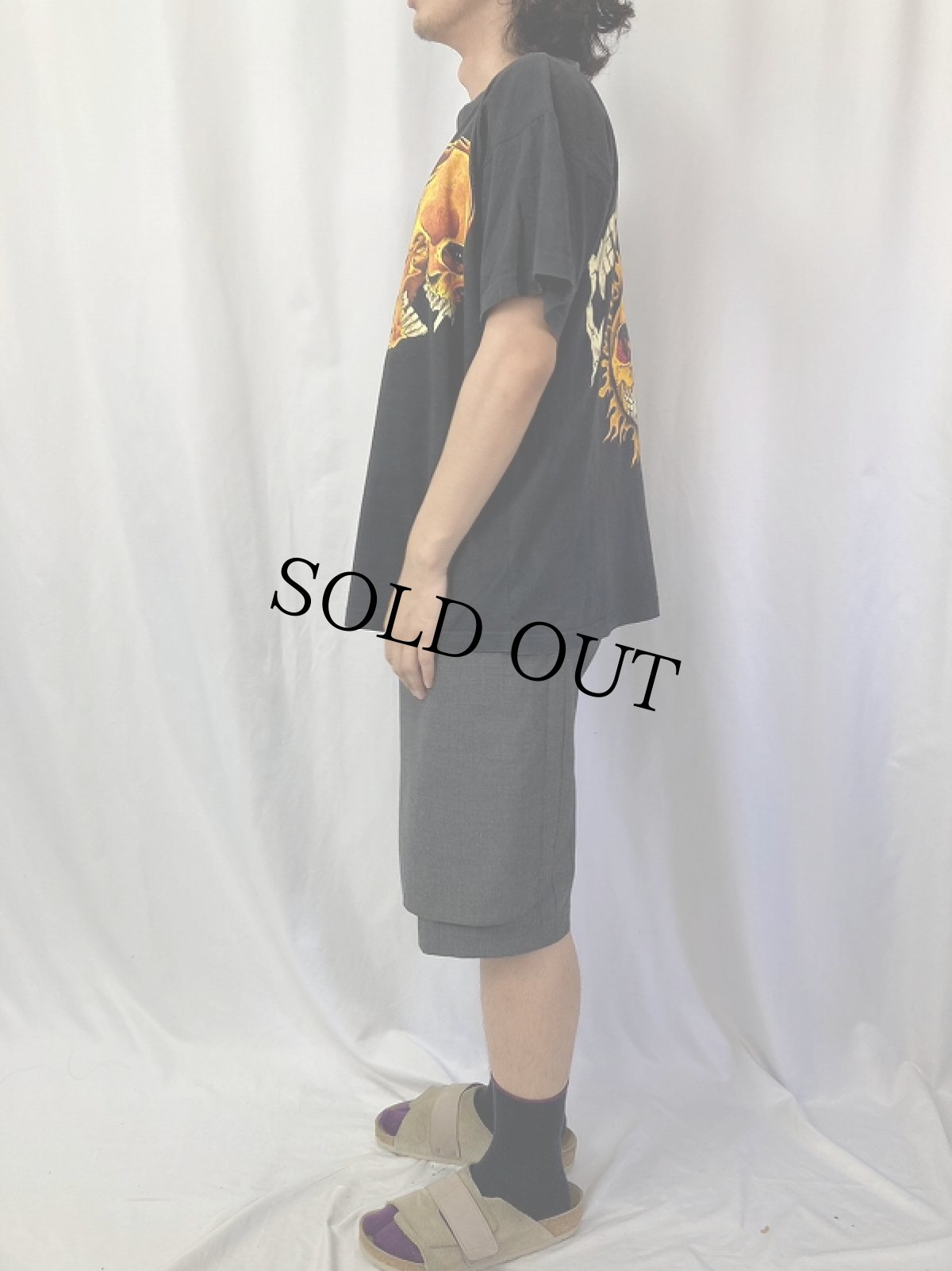 画像3: 90's METALLICA PUSHEAD へヴィメタルバンドTシャツ XL (3)