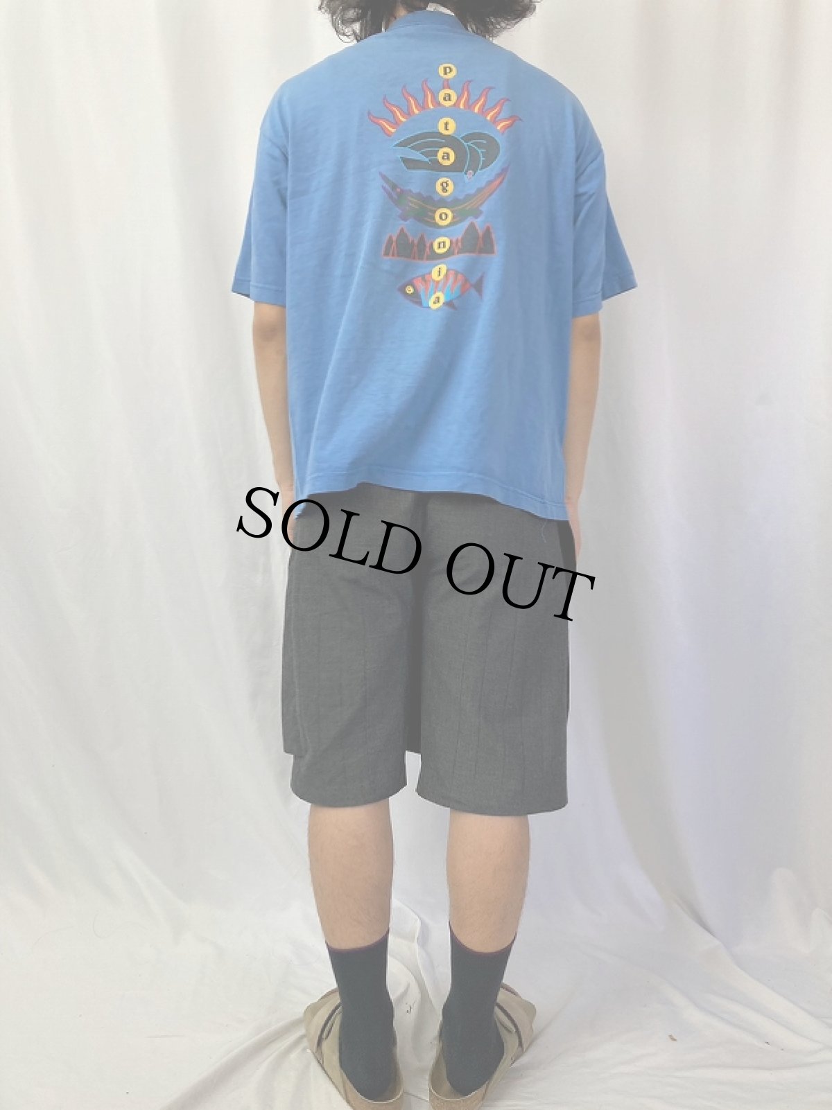 画像5: 90'〜 Patagonia USA製 イラストプリントTシャツ L (5)