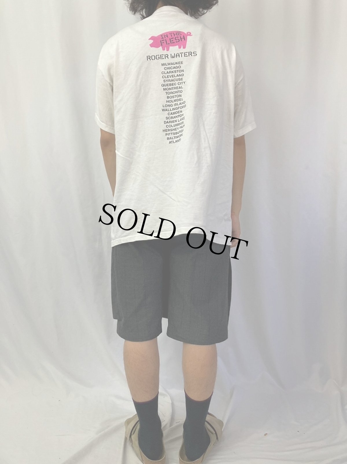 画像4: 90's ROGER WATERS "IN THE FLESH" ミュージシャンツアーTシャツ (4)