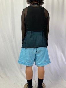 画像4: Blanche Porte スタンドカラー シースルーシャツ SIZE42-44 (4)