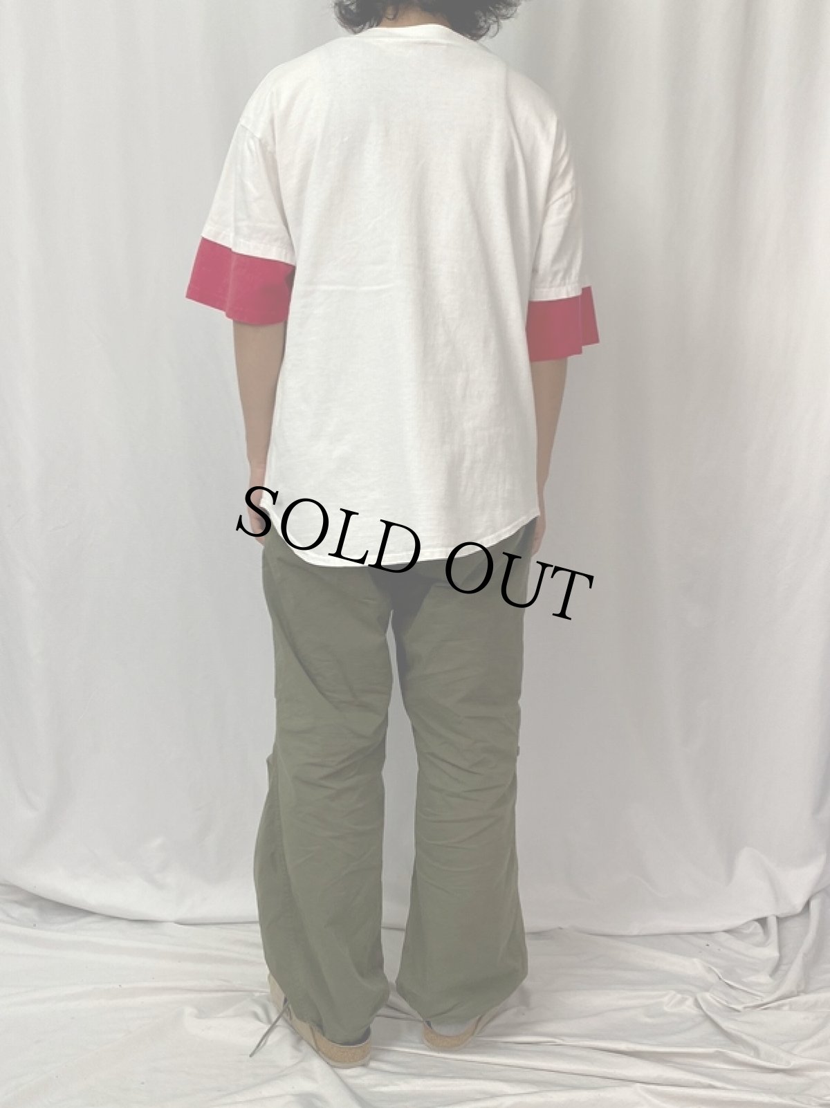 画像4: 90's Indians USA製 ベースボールシャツ L (4)