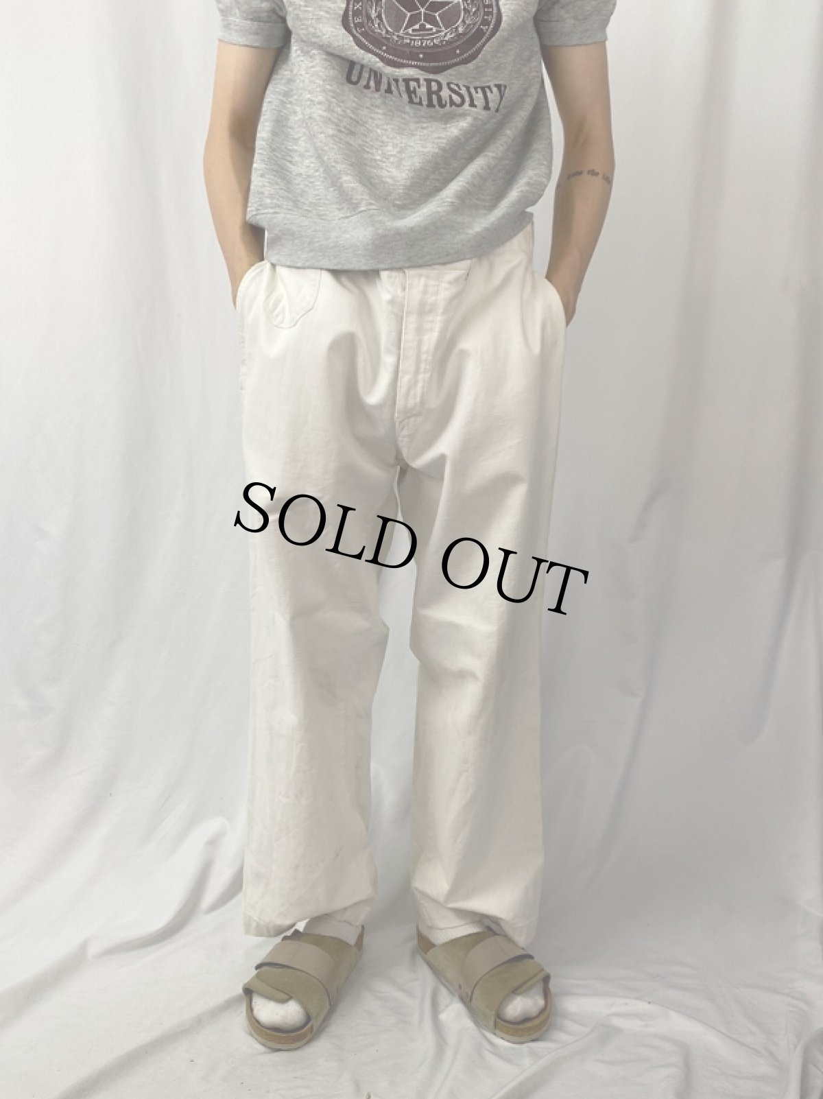 画像2: POLO Ralph Lauren コットンパンツ W35 (2)