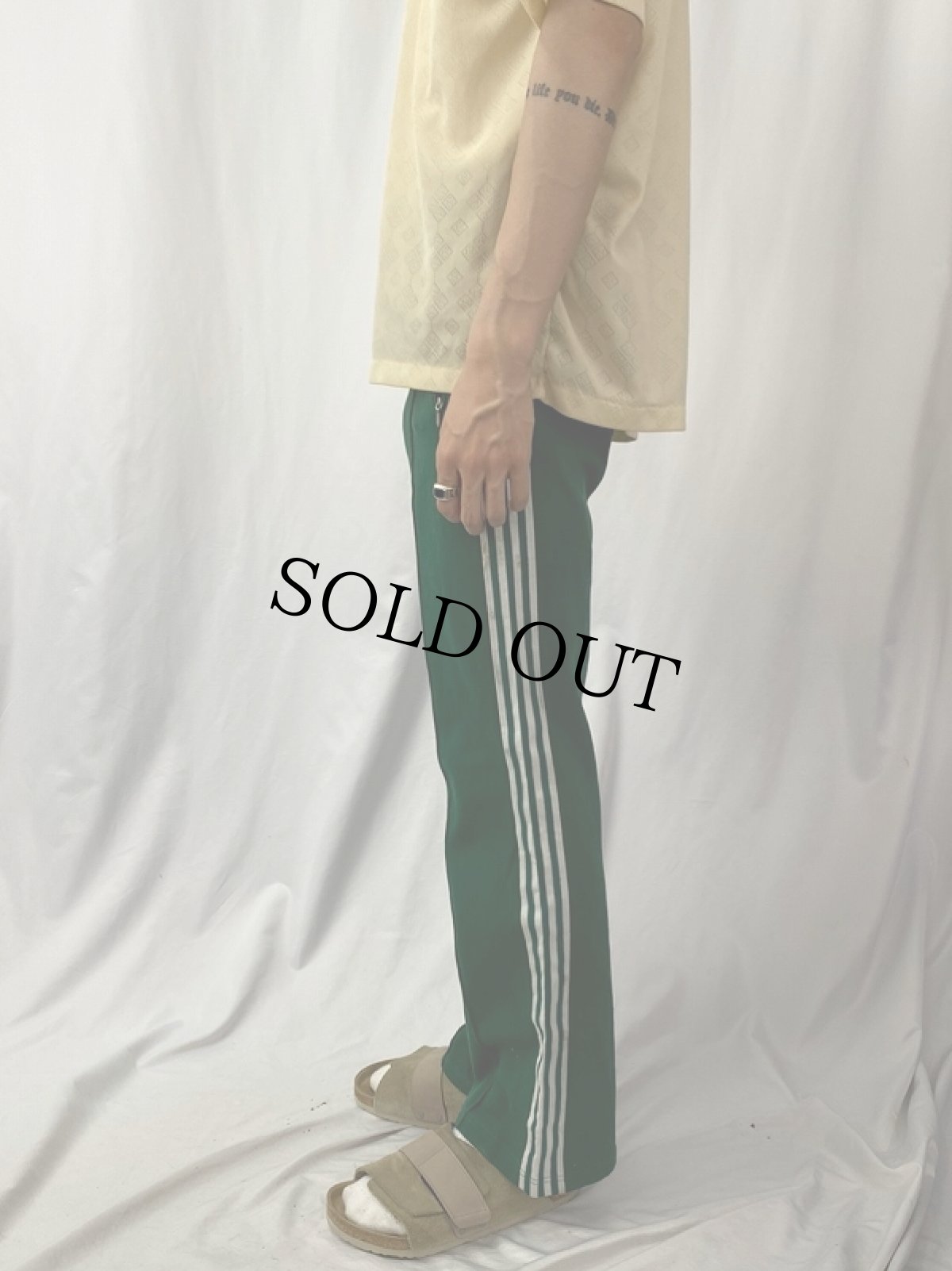 画像3: 70's〜 サイドライン トラックパンツ W29-35 (3)