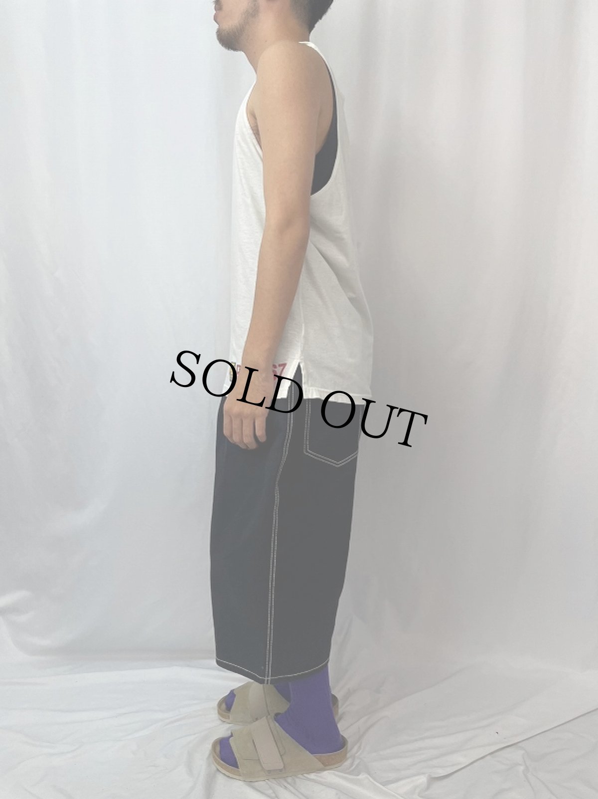 画像3: 90's POLO Ralph Lauren USA製 "P-93" プリントタンクトップ L (3)