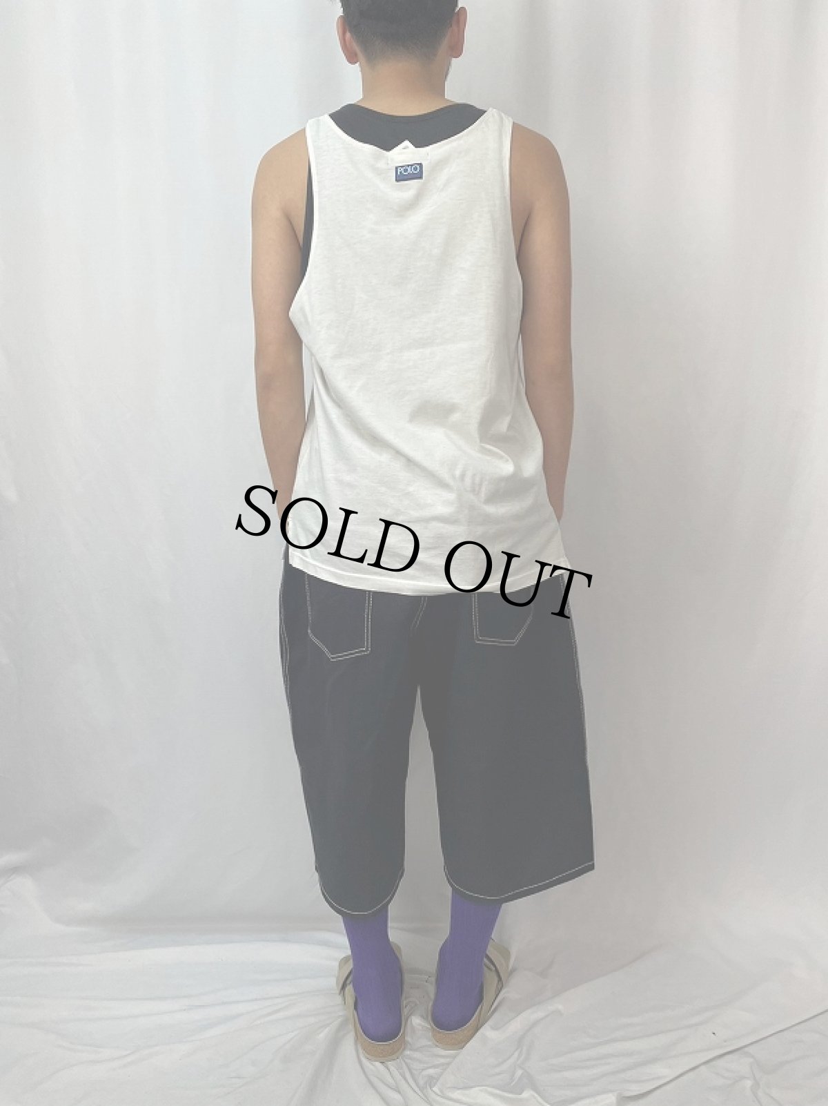 画像4: 90's POLO Ralph Lauren USA製 "P-93" プリントタンクトップ L (4)