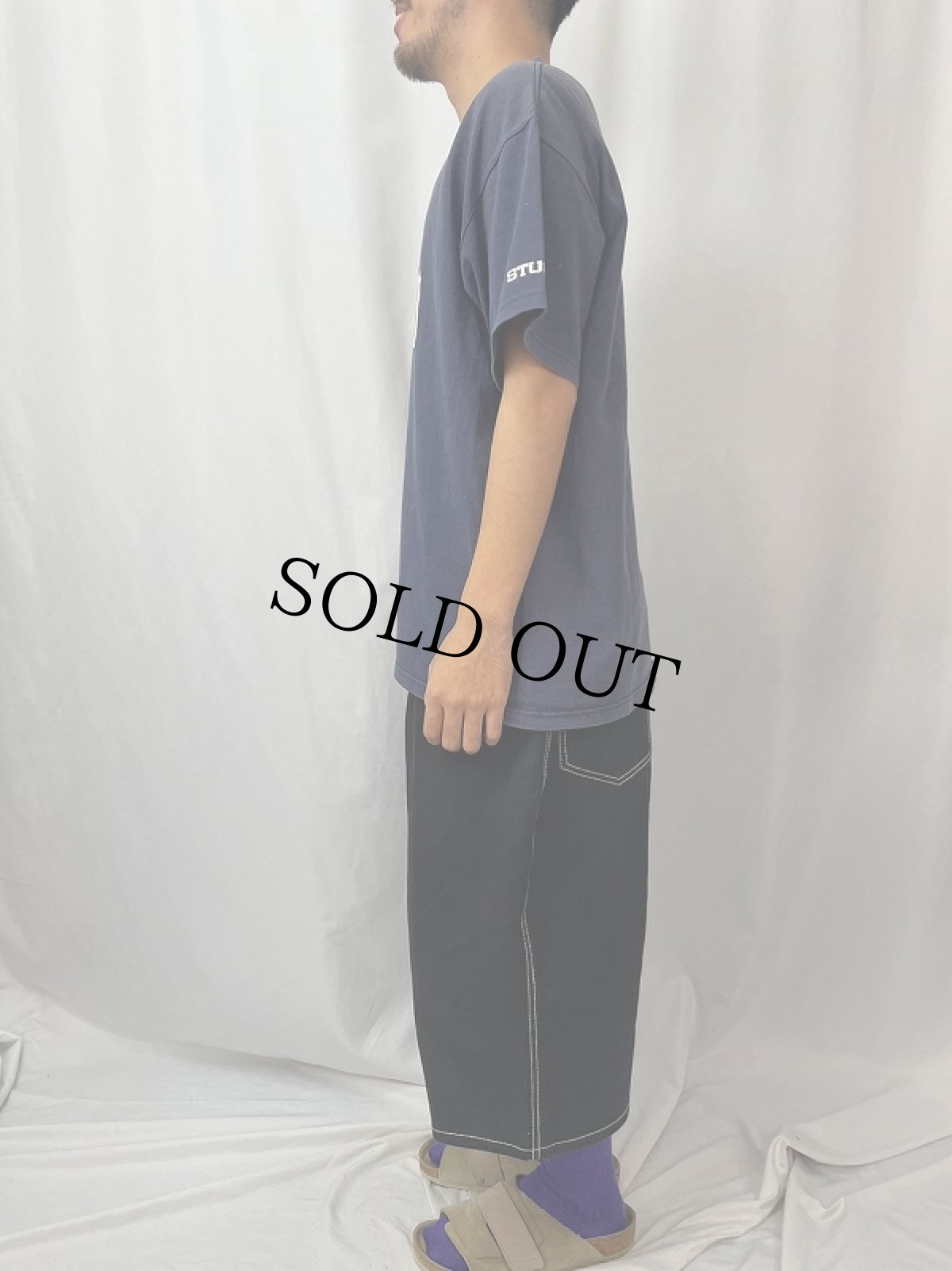 画像3: STUSSY "STU?" プリントTシャツ L (3)