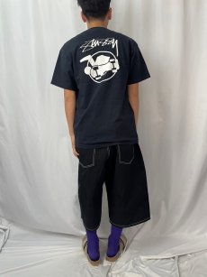 画像5: STUSSY "SKATE MAN" プリントTシャツ L (5)