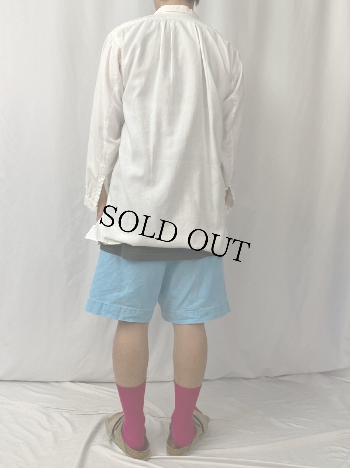 画像4: 〜40's コットンプリーツシャツ (4)