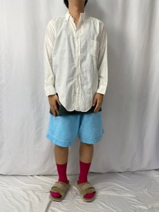 画像2: 40's GENUINE Broadcloth マチ付き コットンドレスシャツ (2)