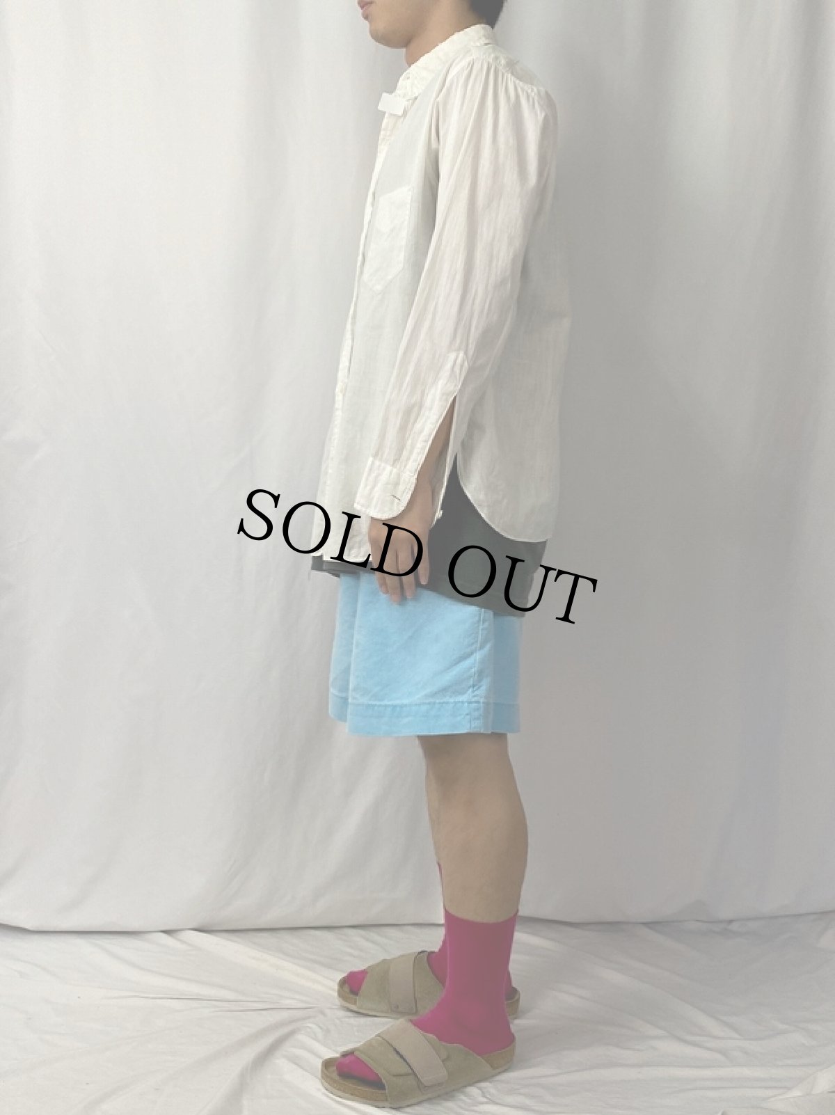 画像3: 40's Laurel マチ付き コットンシャツ (3)