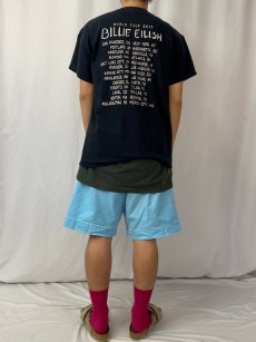 画像4: Billie Eilish "WORLD TOUR 2019" ミュージシャンツアーTシャツ L (4)