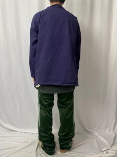 画像4: 【SALE】 80's Yarmo ENGLAND製 フィッシャーマンスモック L NAVY (4)