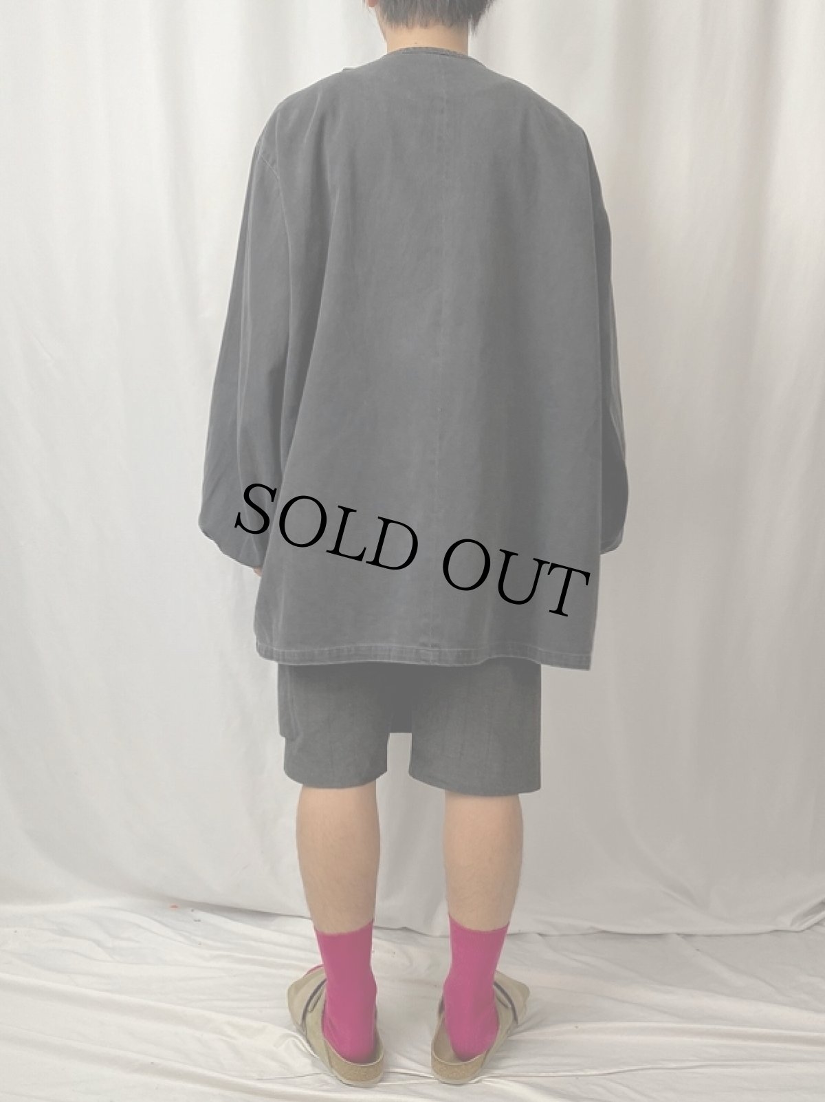 画像4: EURO コットンツイル フードハンドラースモック (4)