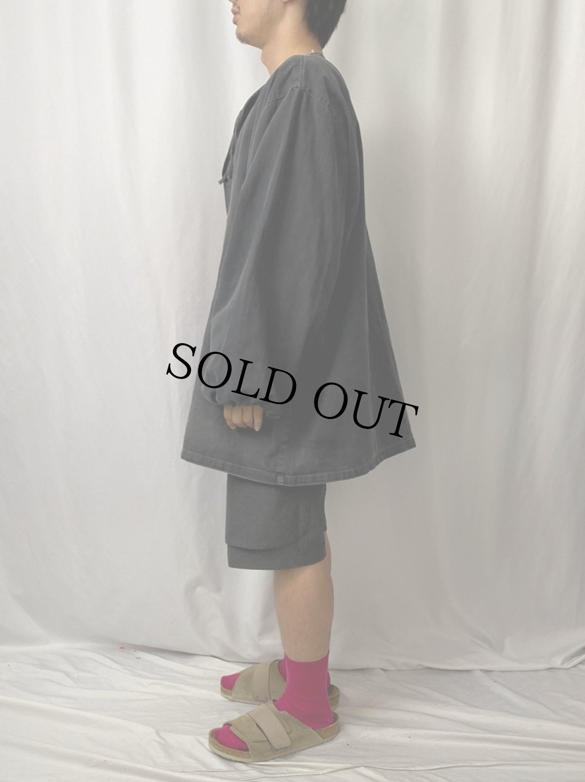 画像3: EURO コットンツイル フードハンドラースモック (3)