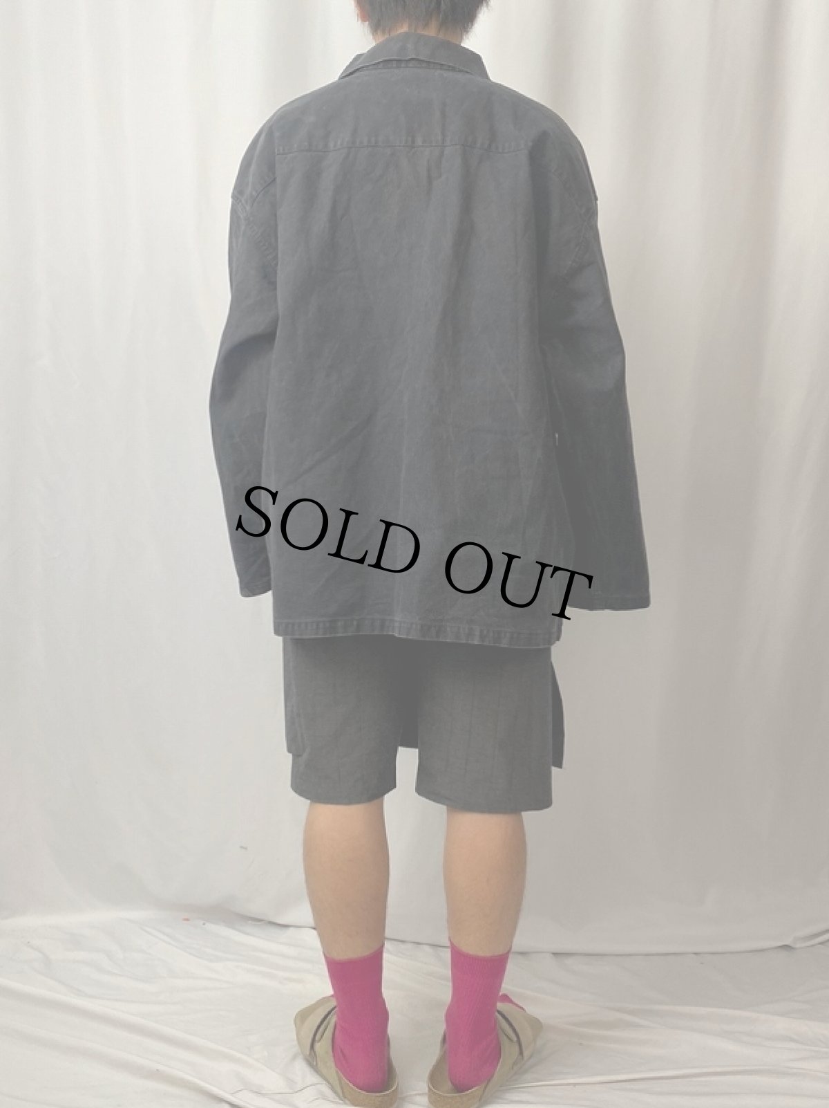 画像4: 80's LE GLAZIK FRANCE製 フィッシャーマンスモック SIZE62 (4)