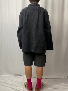 画像4: 80's LE GLAZIK FRANCE製 フィッシャーマンスモック SIZE62 (4)