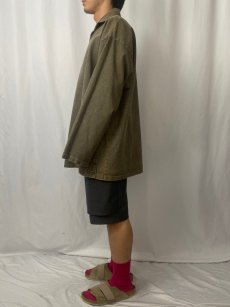 画像3: KINSALE SMOCKS カラーデニム フィッシャーマンスモック XL (3)